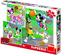 Dino Mickey & Minnie Sport 3 X 55 Piese Puzzle Dino 33527