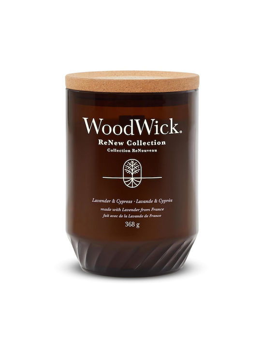 WoodWick Aromatic Soy Candle in Jar with Lavend...
