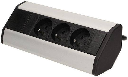 Orno Power Strip 3 Positions with Cable 1.8m