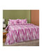 Whitegg Set Cearșafuri 230x260cm. Ba137 Violet 4buc