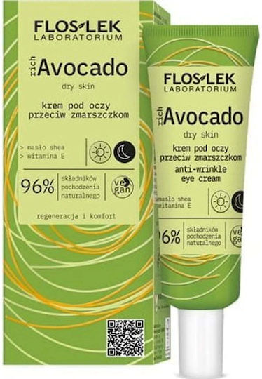 Floslek Richavocado Eye Cream Against Wrinkles 30ml