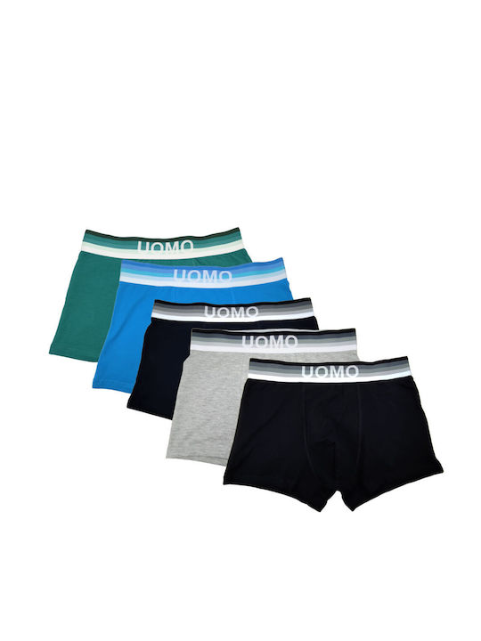 Uomo Men's Boxers MONOCHROME 5Pack