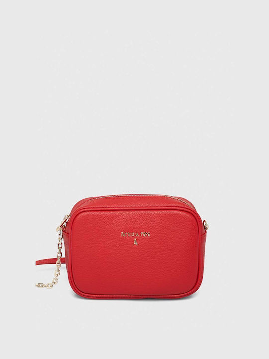 Patrizia Pepe Leather Handbag Red Cb0071.l001