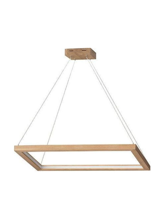 Spot Light Κρεμαστό Φωτιστικό Καφέ LED με Θερμό Λευκό Φως 110εκ.