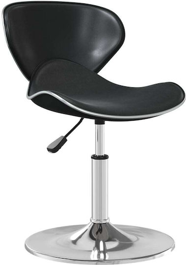 Scaune Bar cu Înălțime Reglabilă Negru 45.5x45x61-76buc