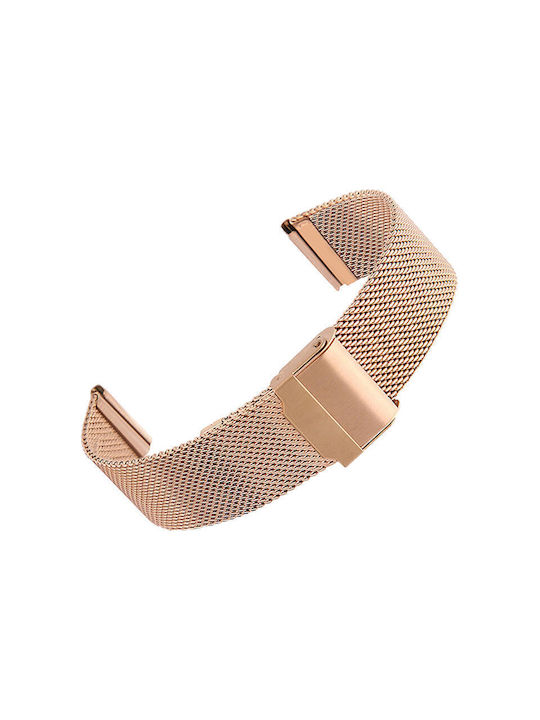 Brățară pentru curea smartwatch Colmi Rose Gold 22mm