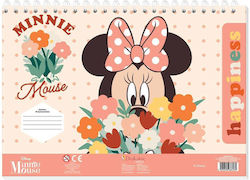 Διακάκης Ζωγραφικό Μπλοκ Minnie A4 21x29.7cm 12Stück