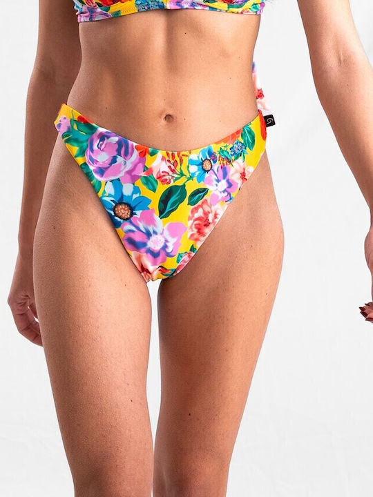 Georgina Trikogia Bikini Slip Blumen
