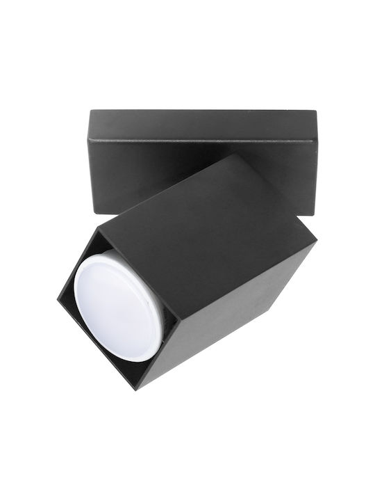 Orno Single Spot with Socket GU10 in Black Color