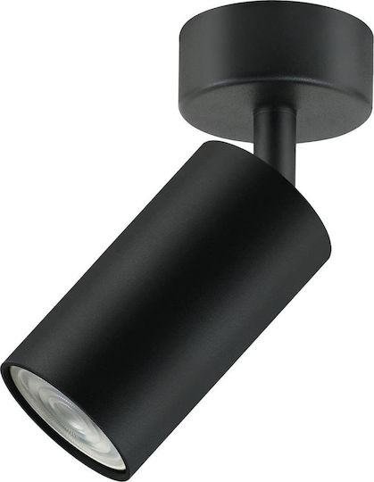 Maclean Energy Einzel Spot mit Fassung GU10 in Schwarz Farbe
