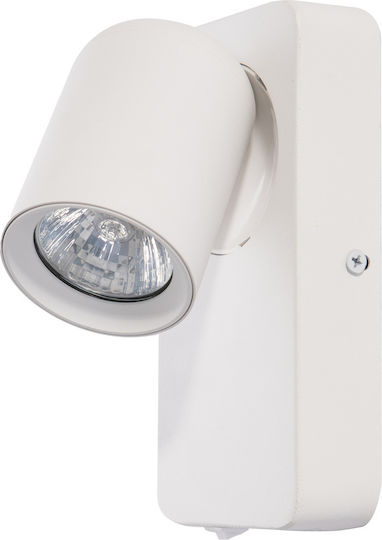 Orno Single Spot with Socket GU10 in White Color