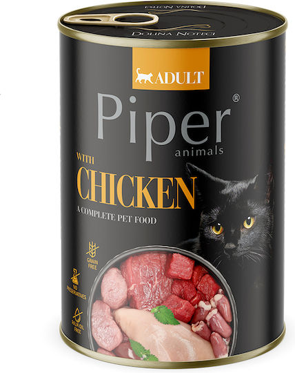 Dolina Noteci Piper Wet Food Dogs in Cans with Chicken Grain-Free & Gluten-Free 400gr