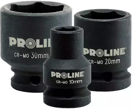 Proline Nuss Pneumatisch Sechskant mit Vierkant-Antrieb 3/4" Durchmesser 35mm 1Stück
