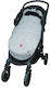 Bebefolie All Seasons Kinderwagen Fußsack Grau 96x48cm