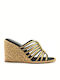 Schwarze Plateauschuhe Paloma Barcelo 642391 Calie Satin Schwarz