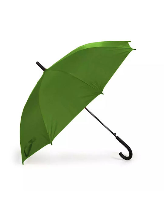 Werbe-Regenschirm Schwarz Kunststoffgriff Code 8766 Grün