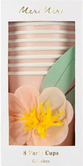 Meri Meri Flower Glass for Party 8pcs