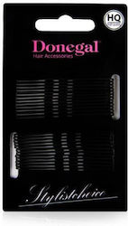 Donegal Hair Pins Black 5cm 5091 24 Pcs