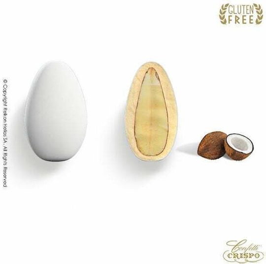 Relkon Κουφέτα Snob în Formă Clasic cu Aromă de Nucă de cocos Alb 500gr