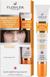 Floslek White & Beauty Spot Cream Whitening Discolorations Freckles 20ml
