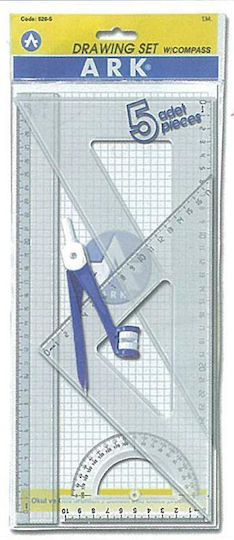 Ark Set von 4 geometrischen Instrumenten Transparente