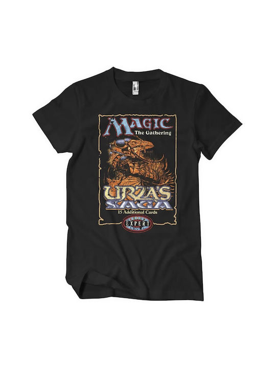 Magic Gathering Urza's Saga Black T-shirt