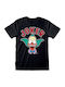 Simpsons Krusty Joker Schwarzes T-Shirt