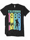 Stranger Things California 1986 Black T-shirt