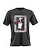 Men's Blouse Harley Quinn Mb203-black