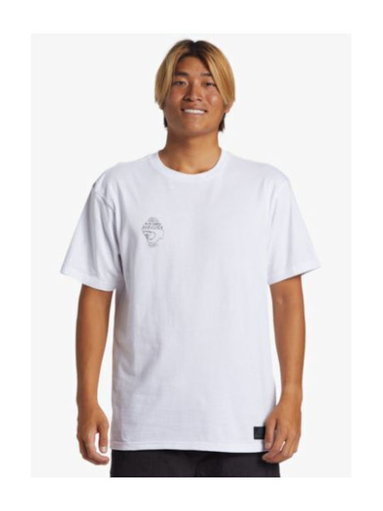 Quiksilver Ανδρικό T-shirt Κοντομάνικο White