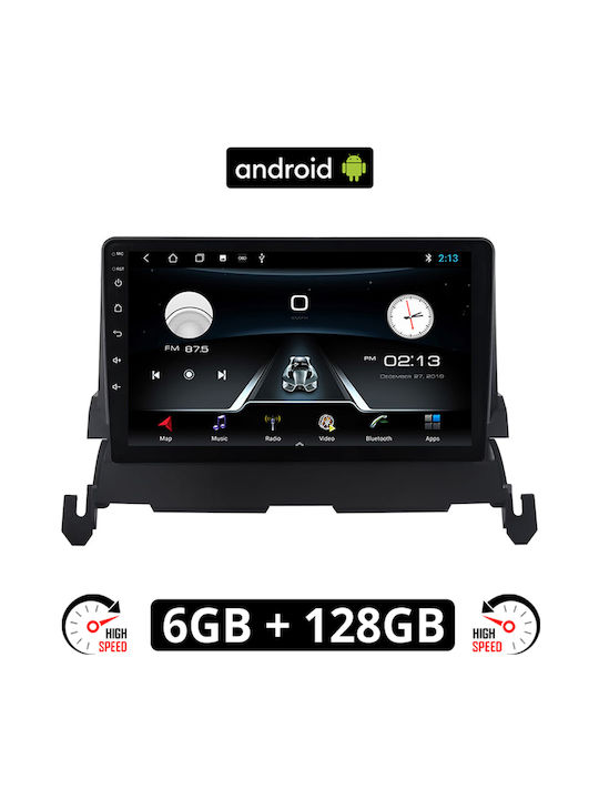 Ηχοσύστημα Αυτοκινήτου 2DIN (Bluetooth/USB/AUX/WiFi/GPS/Apple-Carplay/Android-Auto) με Οθόνη Αφής 9"