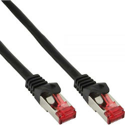 Intos Electronic 76922S S/FTP Cat.6 Καλώδιο Ethernet 0.25m Μαύρο