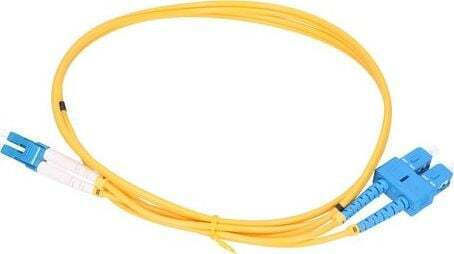 Extralink Καλώδιο Οπτικής Ίνας SC/UPC-LC/UPC 0.5m Κίτρινο