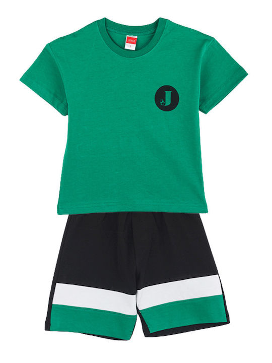 Joyce Kinder-Set mit Shorts Sommer 2Stück Green...