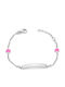 Papoulidis Jewellery Kids Bracelet ID from Silver with Heart
