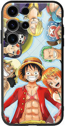 One Piece Back Cover Σιλικόνης / Tempered Glass Πολύχρωμο (Galaxy S24 Ultra)