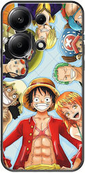 One Piece Back Cover Σιλικόνης Πολύχρωμο (Redmi Note 13 Pro 4G)