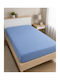 Chios Hellas Sheet King Size with Elastic 180x200cm. Blue