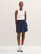 Tom Tailor Hohe Taille Mini Rock NAVY BLUE