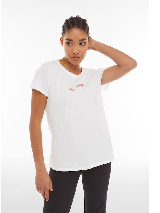 Freddy Damen T-shirt Weiß