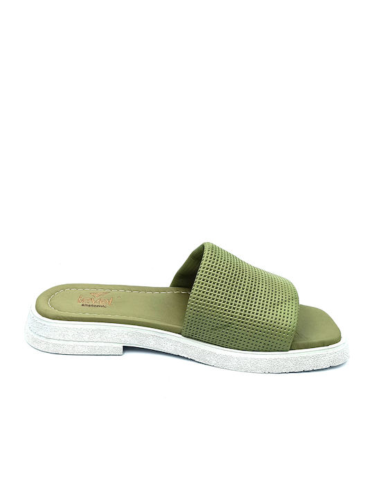 Frauen Flip Flops in Grün Farbe