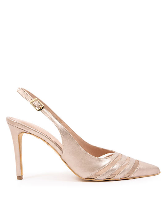 Labrini Gold Heels