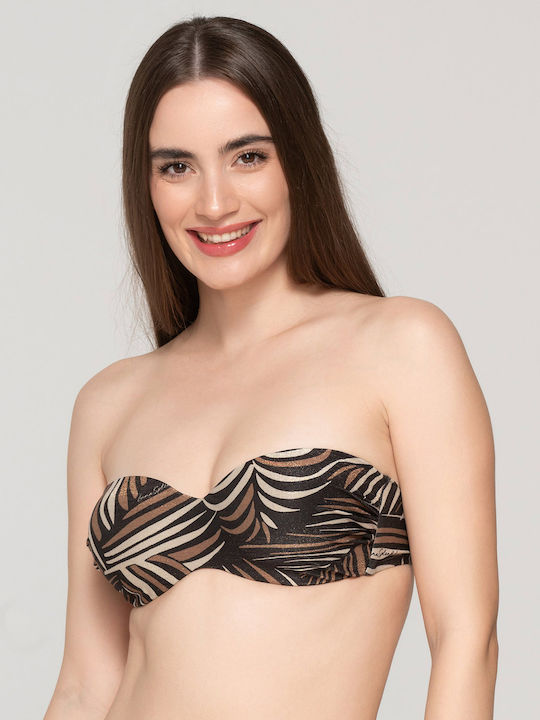 Luna Strapless Bikini with Detachable Straps Embrime