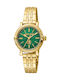 Roberto Cavalli Women's Watch with Gold Metal Bracelet