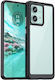 Motorola Edge 40 Neo Colorful Series Acrylic Hybrid TPU Phone Case Black