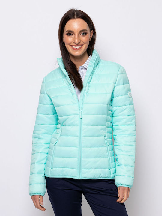 Heavy Tools Women's Short Lifestyle Jacket for Winter Mint