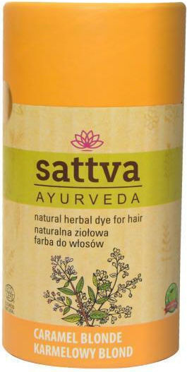 Sattva Προσωρινή Βαφή Μαλλιών Χωρίς Αμμωνία Caramel Blonde 150gr
