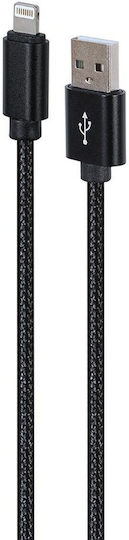 Gembird Geflochten USB-A zu Lightning Kabel Schwarz 1.8m (CCDB-MUSB2B-AMLM-6)