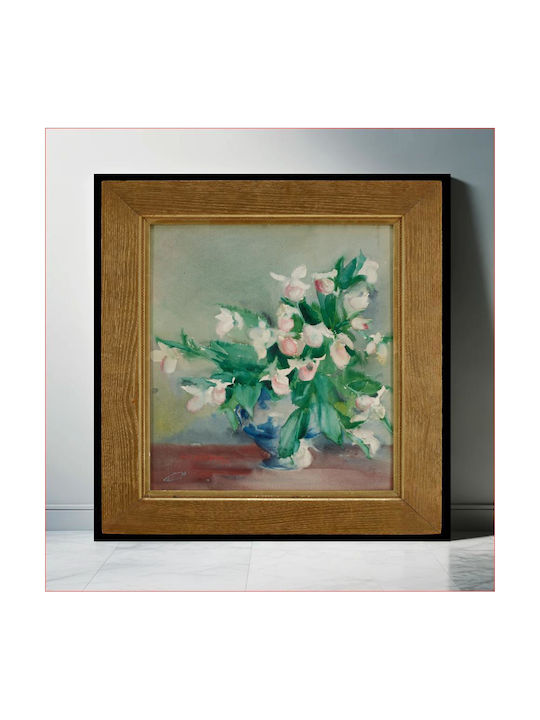 Untitled (flowers In A Vase) (1899) By Julia Collins Stohr Painting on Canvas 110x110cm