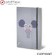 Stifflex Notizblock 192 Blätter Quadrat Gray